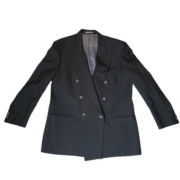 Buttega 100% wool milano coat Charcoal gray sports, blazer, suite jacket SZ 46" - Picture 2 of 12